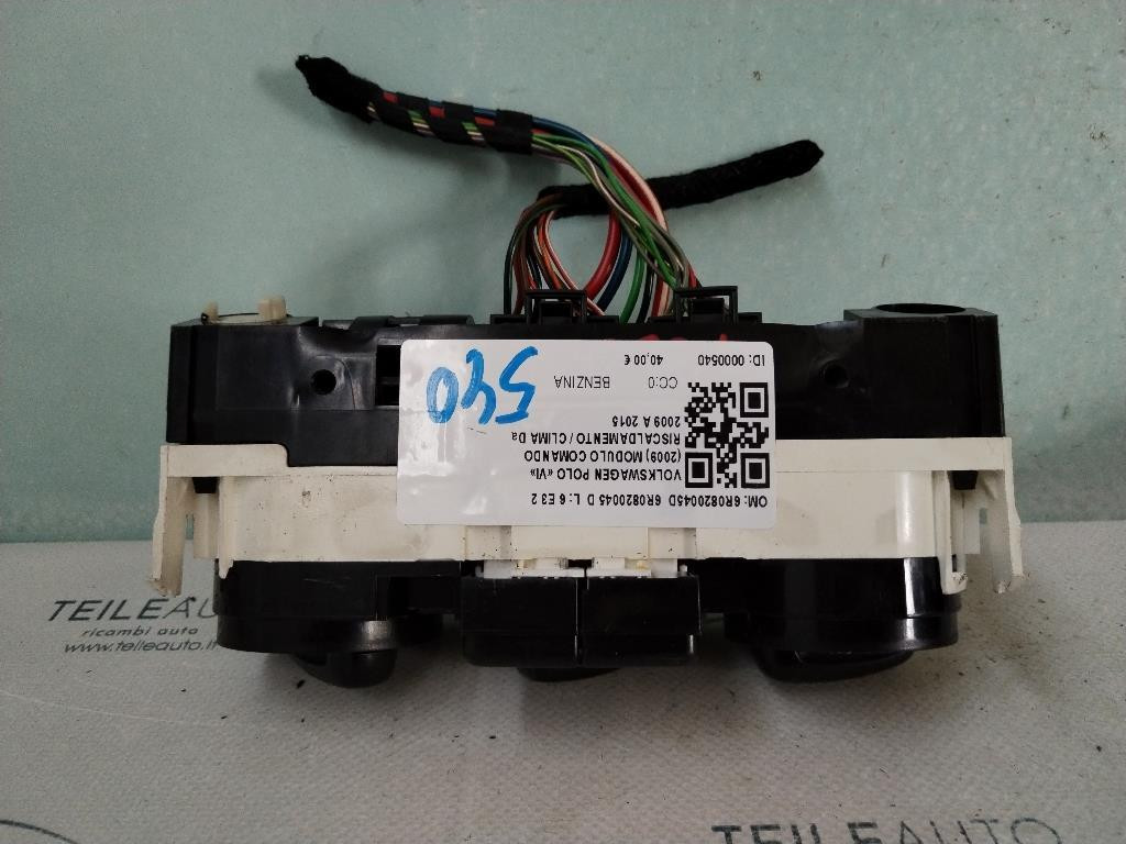 Comandi Clima VOLKSWAGEN Polo 5° Serie