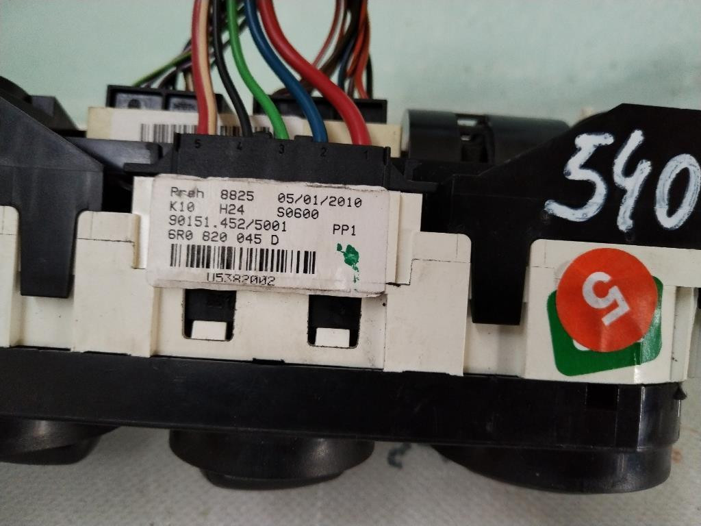 Comandi Clima VOLKSWAGEN Polo 5° Serie