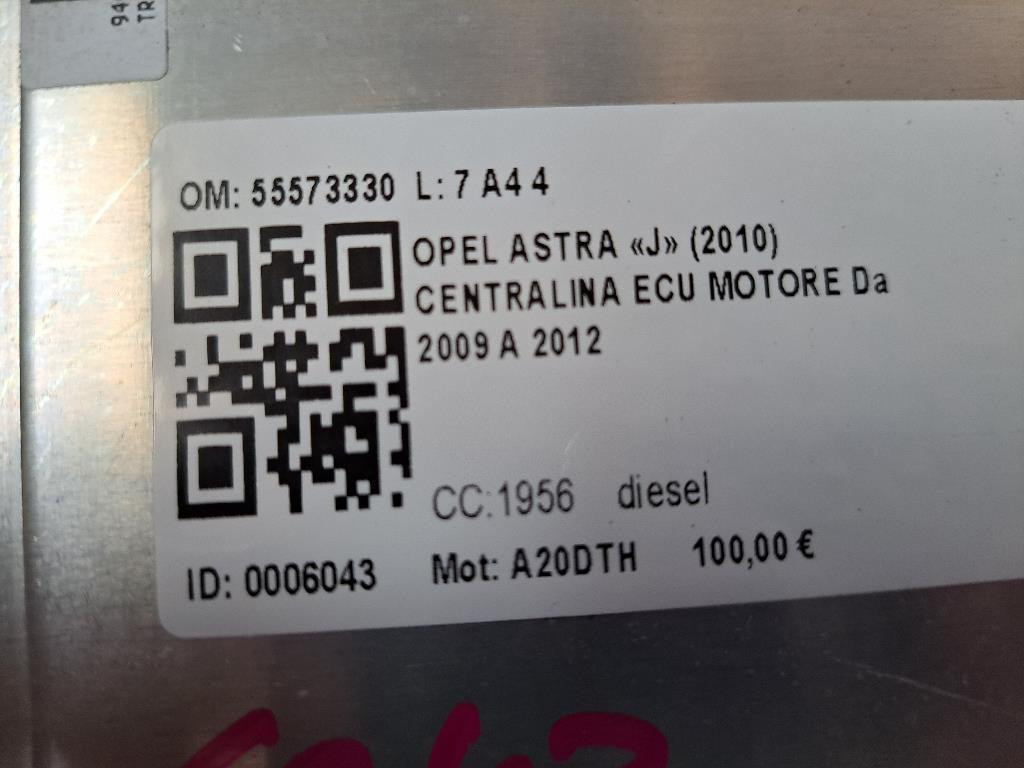 Centralina motore OPEL Astra J