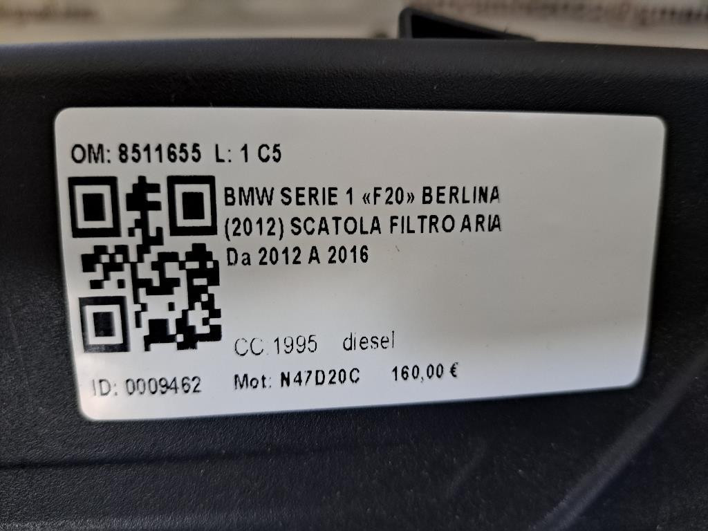 Box scatola filtro aria BMW Serie 1 F20 (11>19)