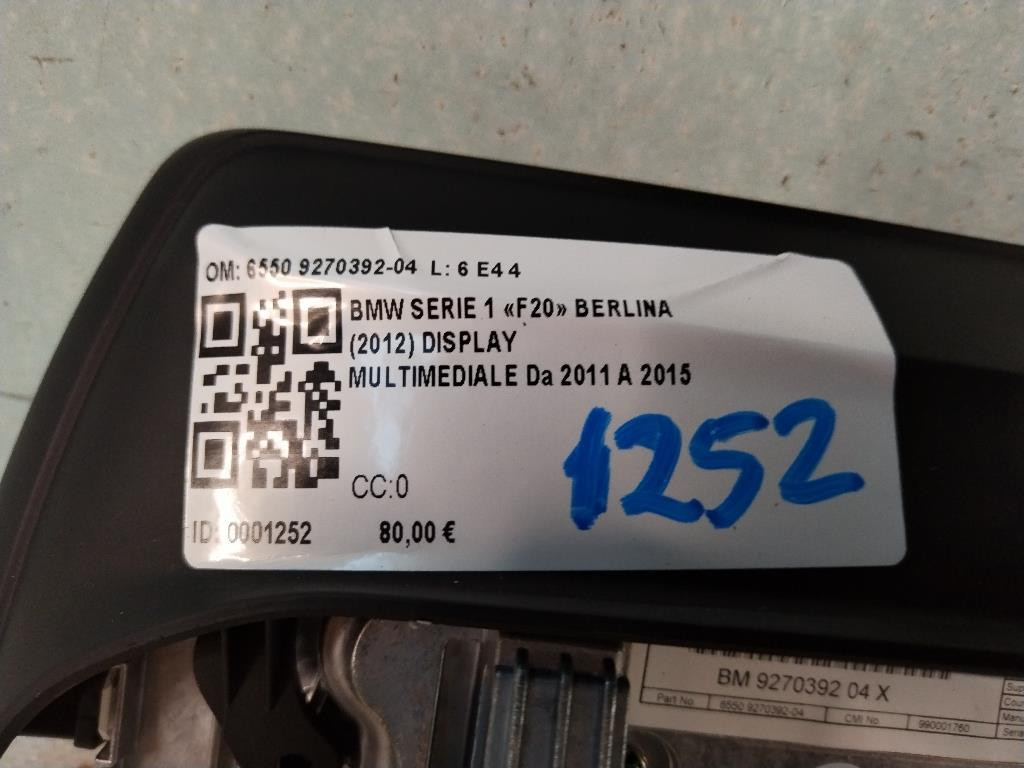 Display BMW Serie 1 F20 (11>19)
