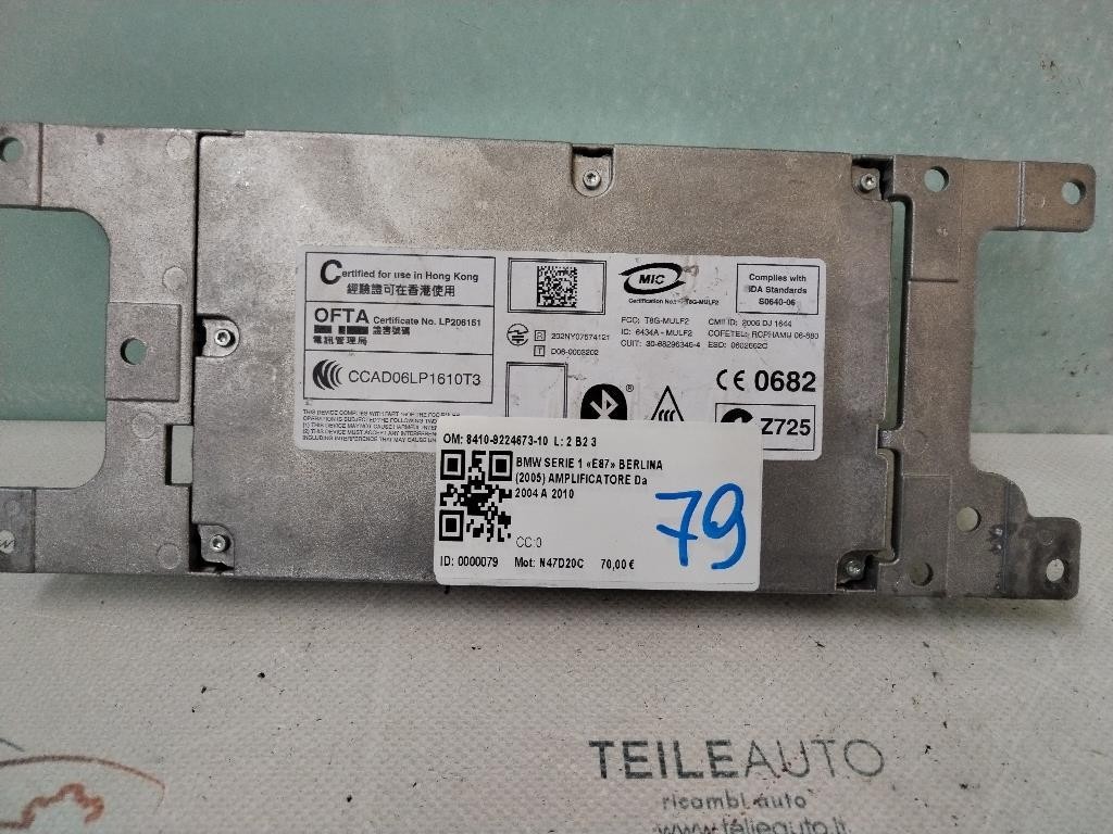 Amplificatore autoradio BMW Serie 1 Serie (E87) (04>07)