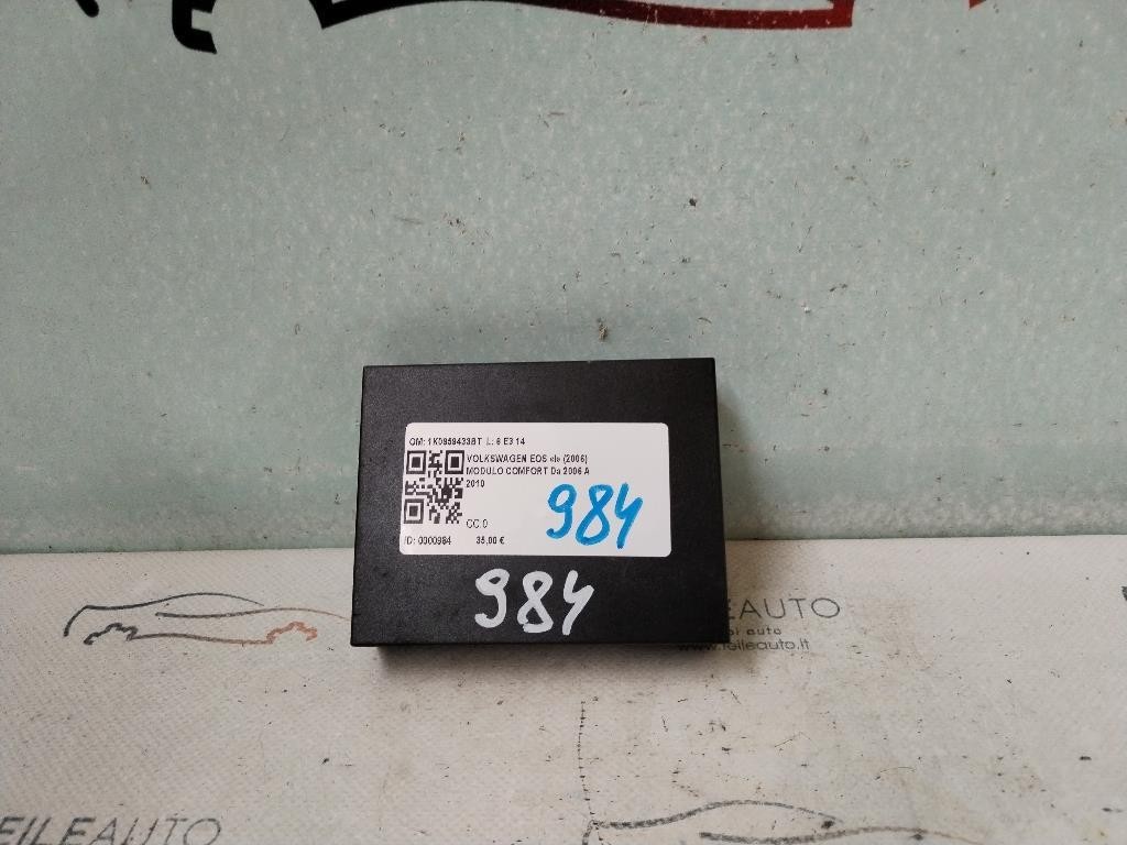 Centralina Comfort VOLKSWAGEN Eos Serie (1F7) (06>10)