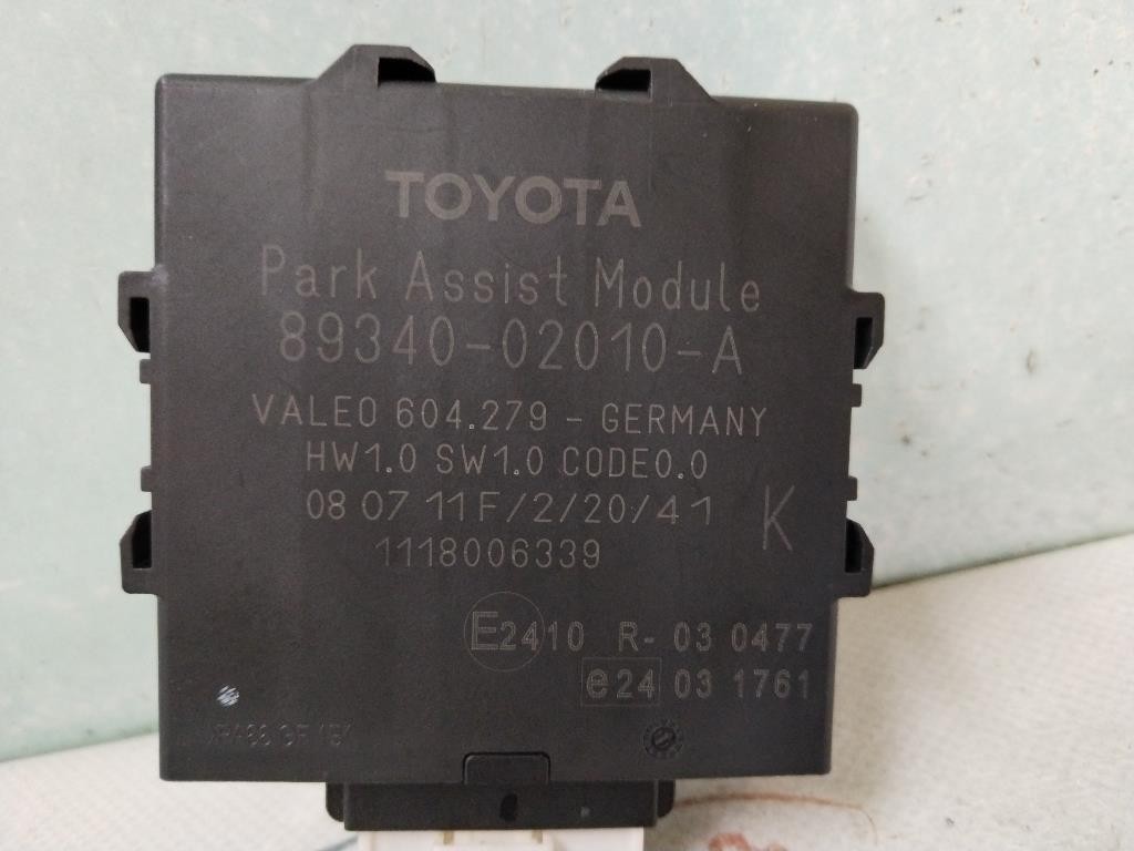 Centralina sensori di parcheggio TOYOTA Auris 2° Serie