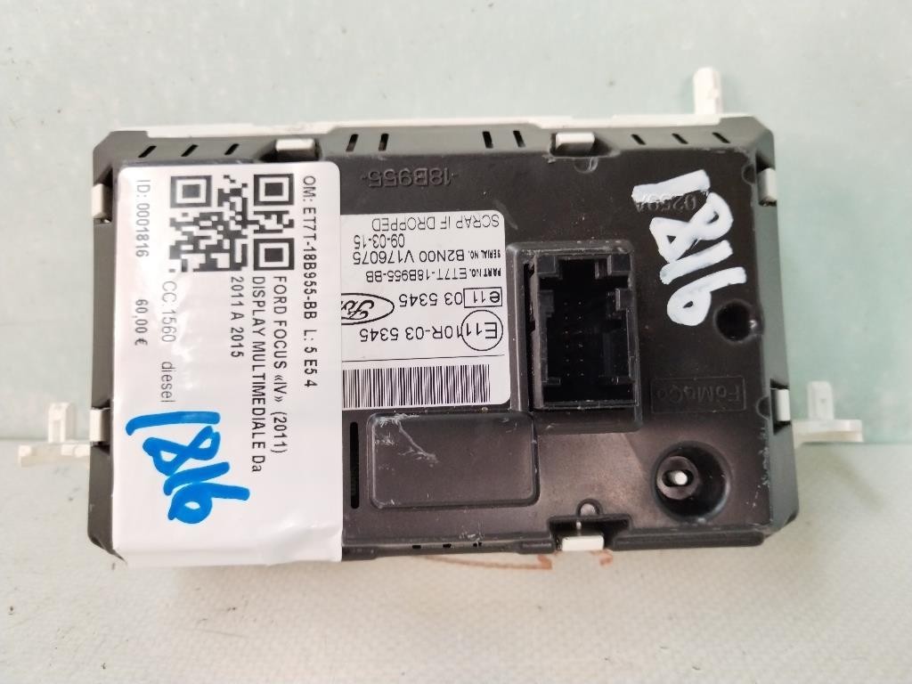 Display multifunzione computer di bordo FORD Focus Berlina 5° Serie