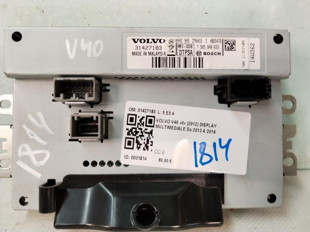 Display multifunzione computer di bordo VOLVO V40 Serie (12>15)