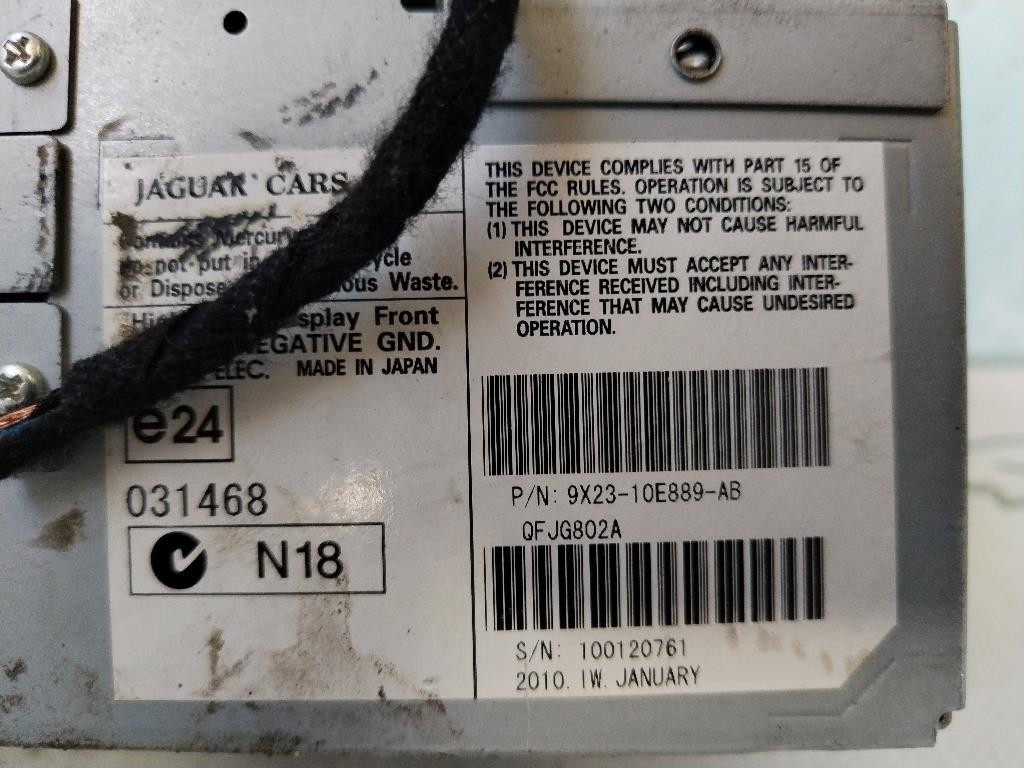 Display multifunzione computer di bordo JAGUAR XF Serie (08>11)
