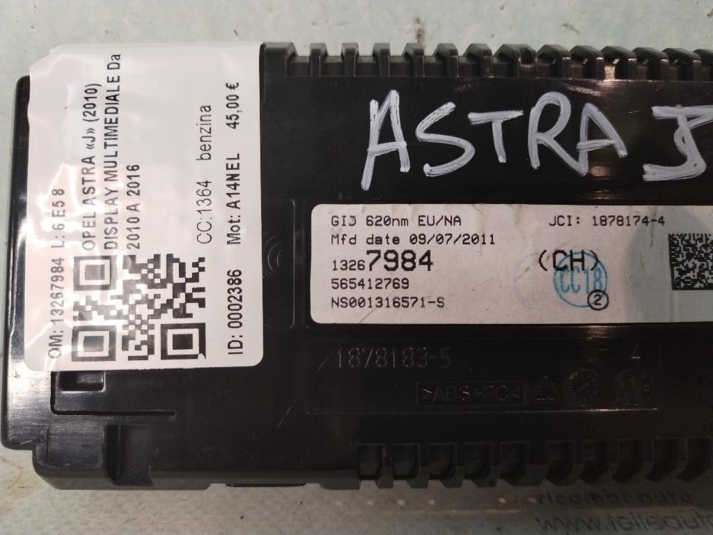 Display OPEL Astra J