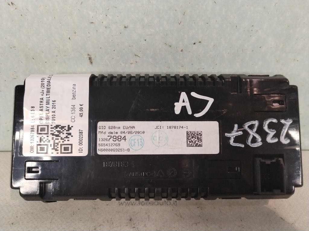 Display OPEL Astra J