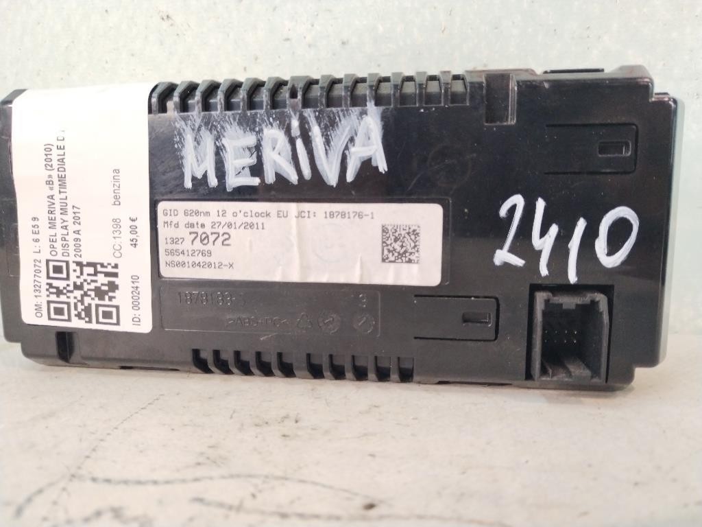 Display OPEL Meriva 3° Serie