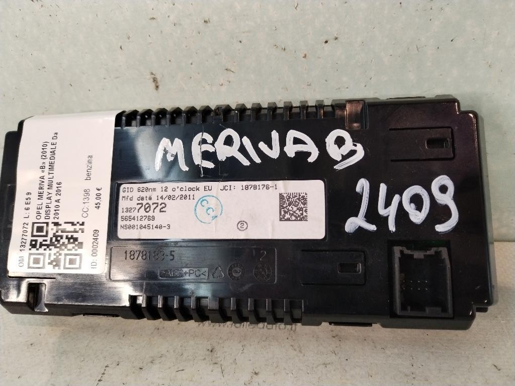 Display OPEL Meriva 3° Serie