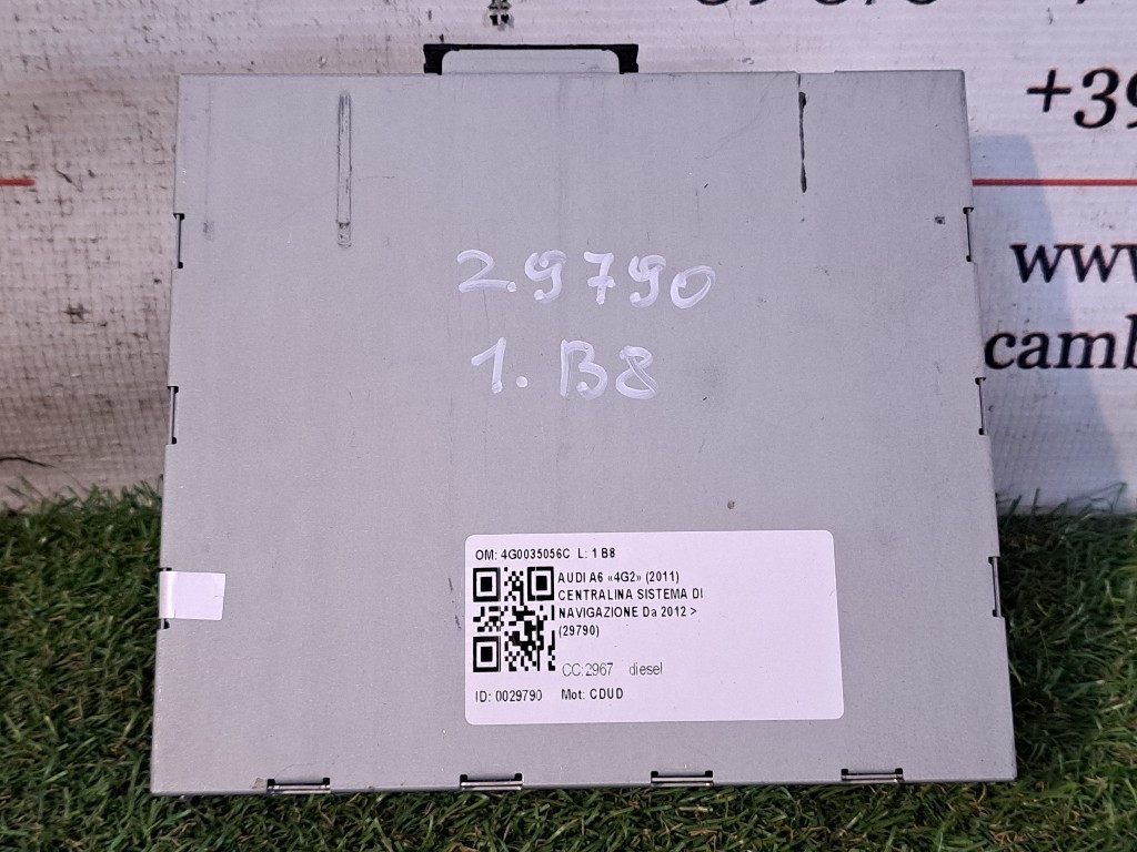 Unità di controllo multimediale navigatore GPS AUDI A6 Berlina Serie C7 (4GC) (11>)