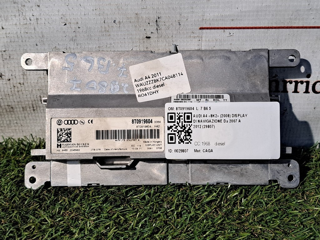 Display AUDI A4 Avant (8K5) (08>15)
