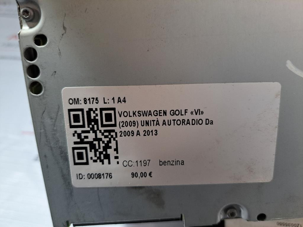 Autoradio VOLKSWAGEN Golf 6 Berlina (08>12)