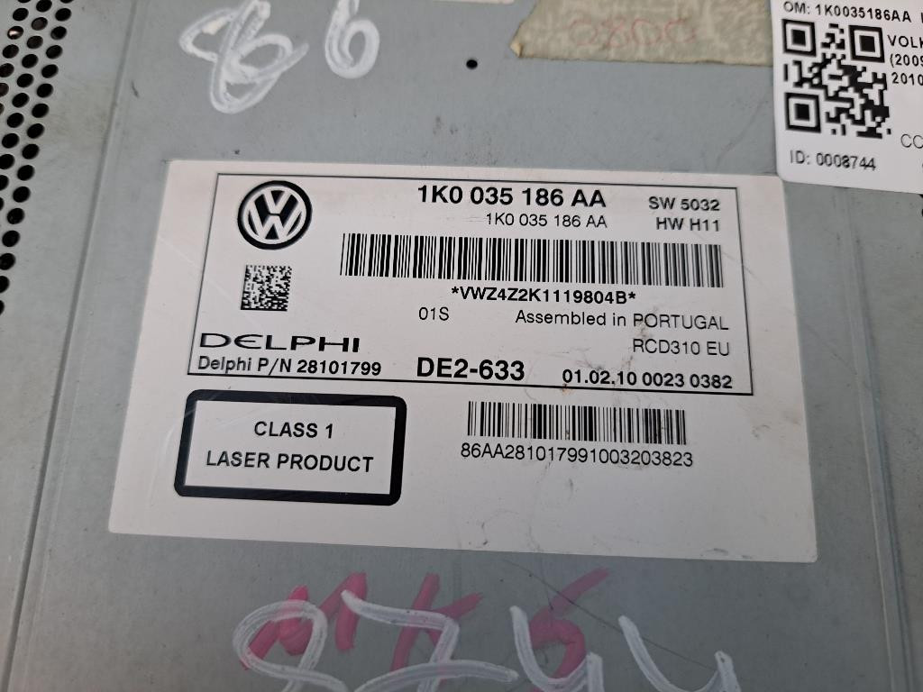 Autoradio VOLKSWAGEN Golf 6 Berlina (08>12)