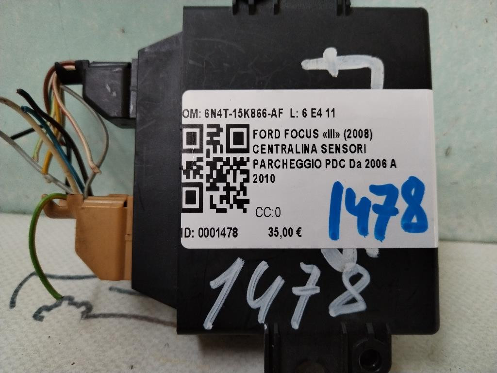 Centralina sensori di parcheggio FORD Focus Berlina 3° Serie