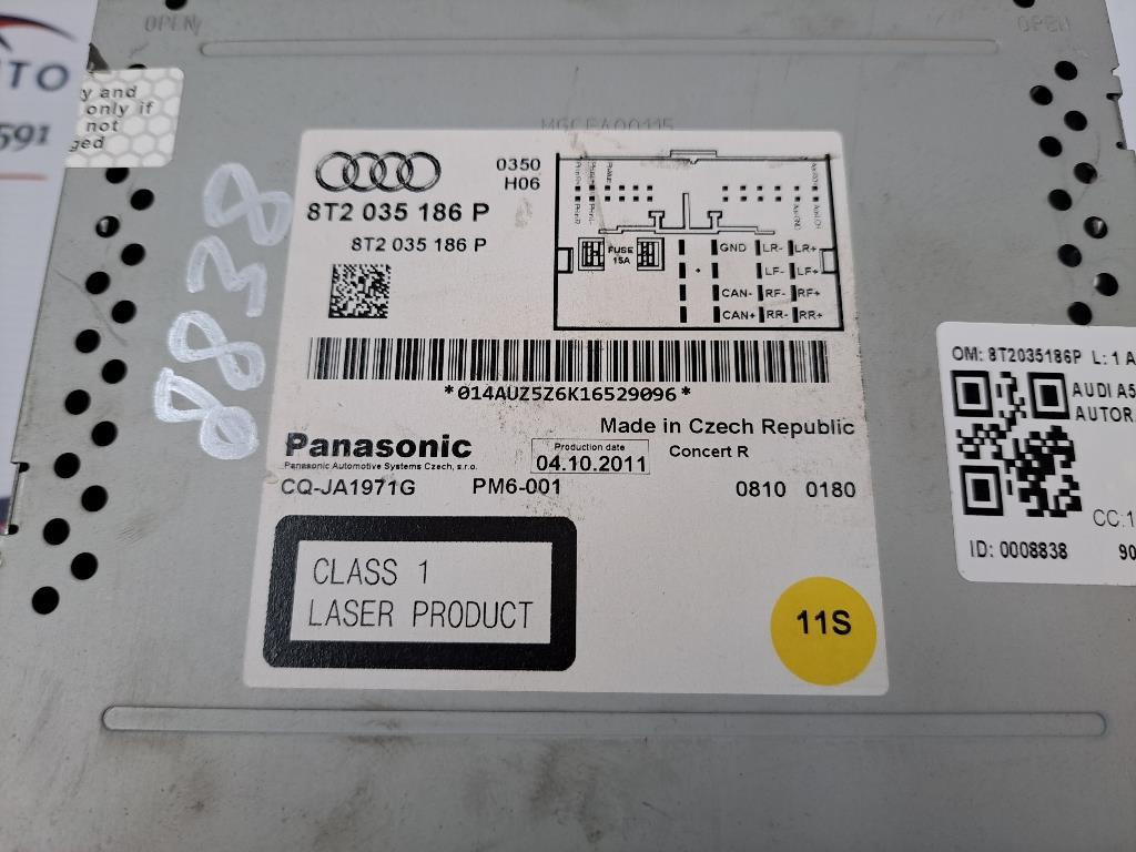 Autoradio AUDI A5 Berlina Serie (8T3) (07>)