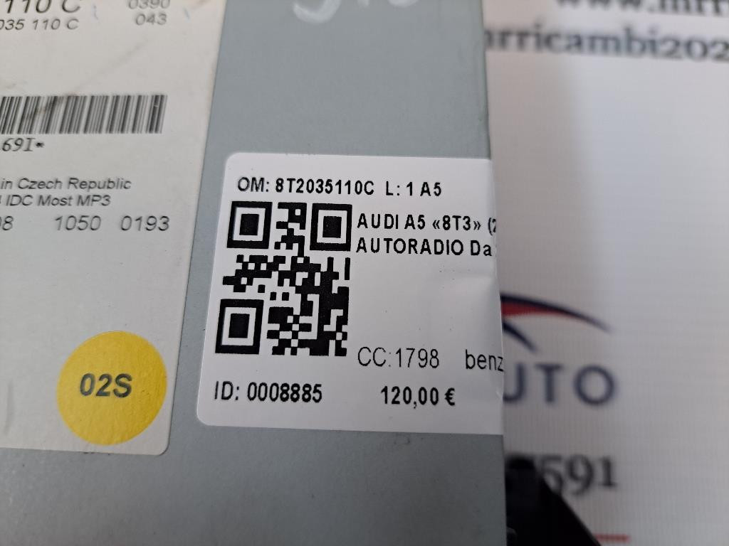 Navigatore AUDI A5 Berlina Serie (8T3) (07>)