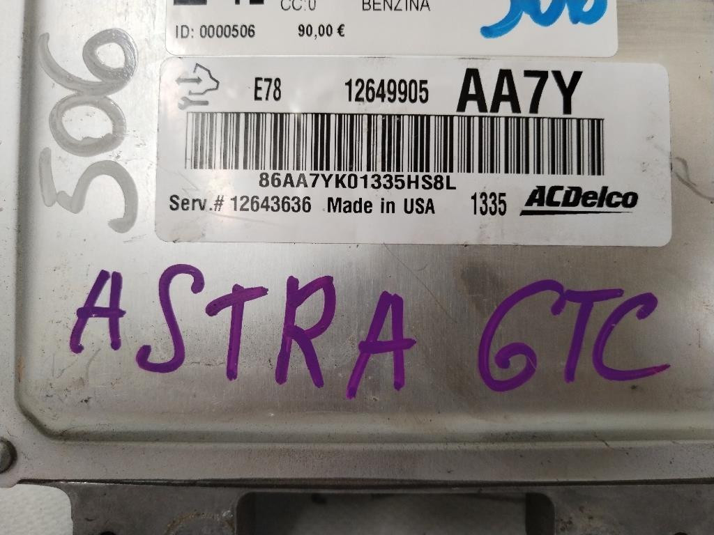Centralina motore OPEL Astra J