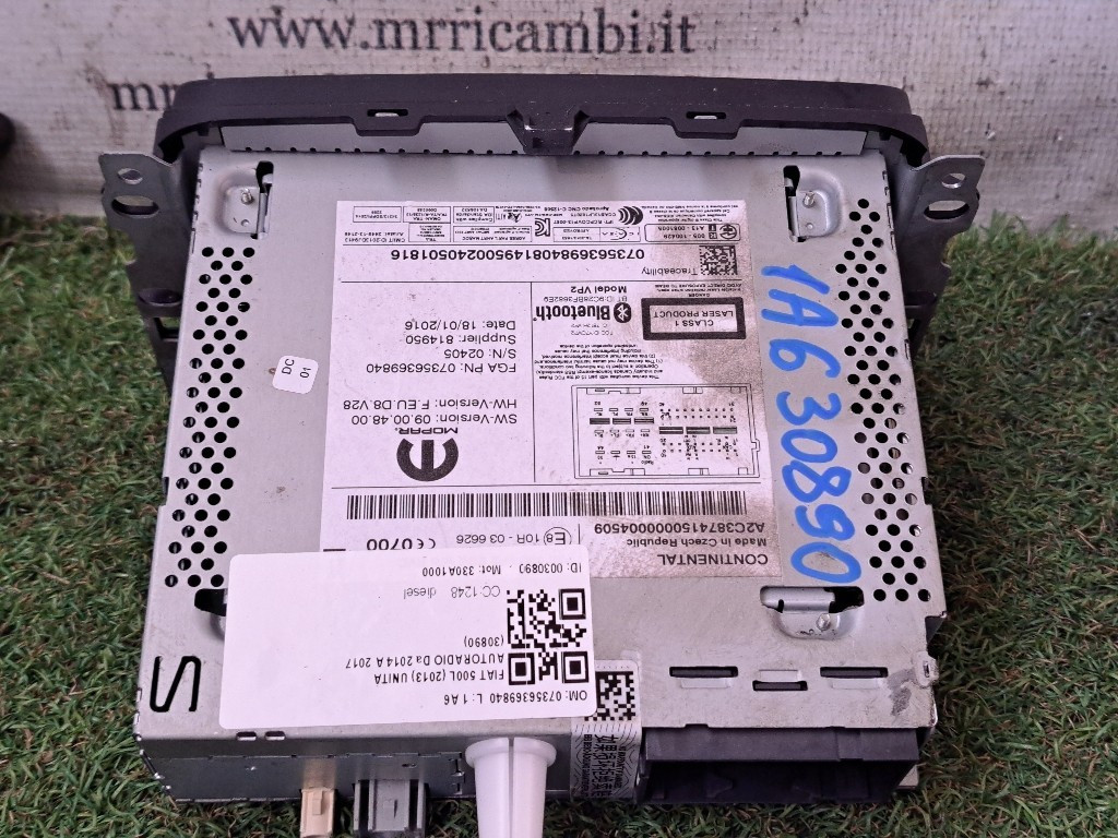 Autoradio FIAT 500 L Serie (351_352) (12>)