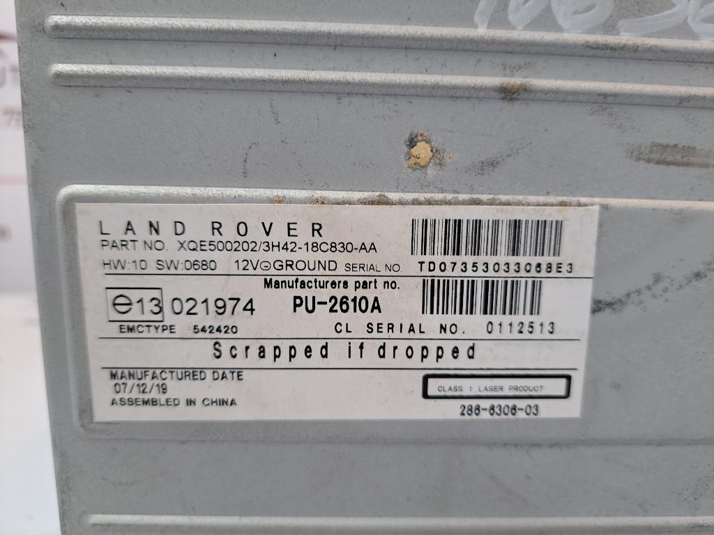 Caricatore CD LAND ROVER Range Rover SPORT (05>13)