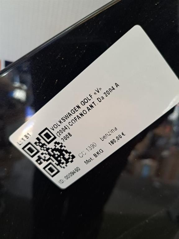Cofano Anteriore VOLKSWAGEN Golf 5 Berlina (03>08)