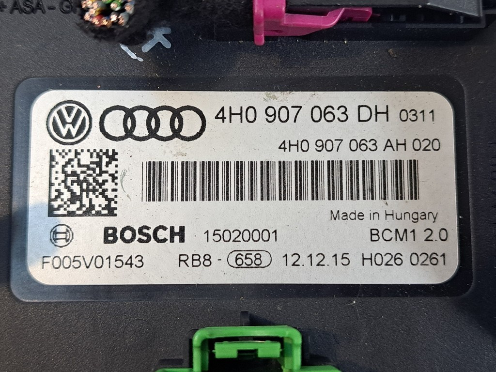Centralina Comfort AUDI A6 Berlina Serie C7 (4GC) (11>)