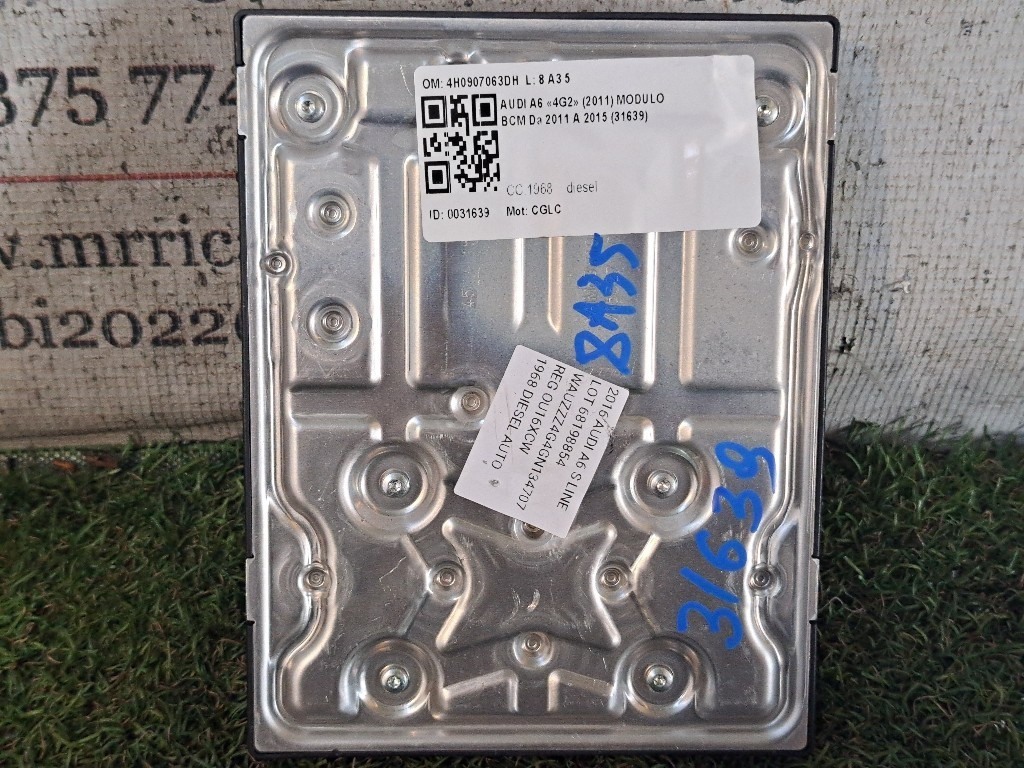Centralina Comfort AUDI A6 Berlina Serie C7 (4GC) (11>)