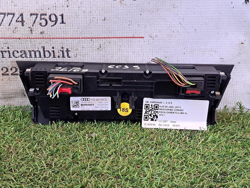 Comandi Clima AUDI A6 Allroad Serie C7 (4GH) (12>)