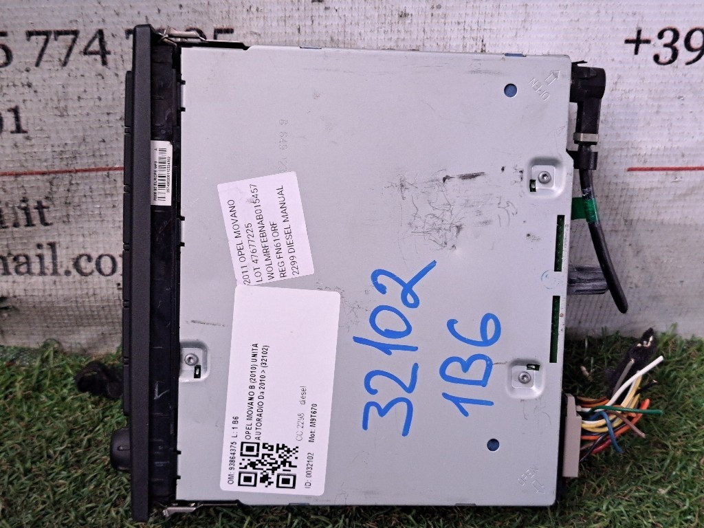 Autoradio OPEL Movano 4° Serie (10>)