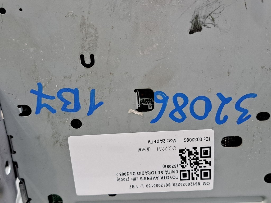 Autoradio TOYOTA Avensis Berlina 3° Serie