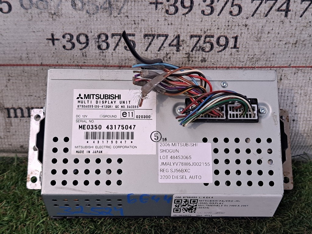 Display MITSUBISHI Pajero 5° Serie