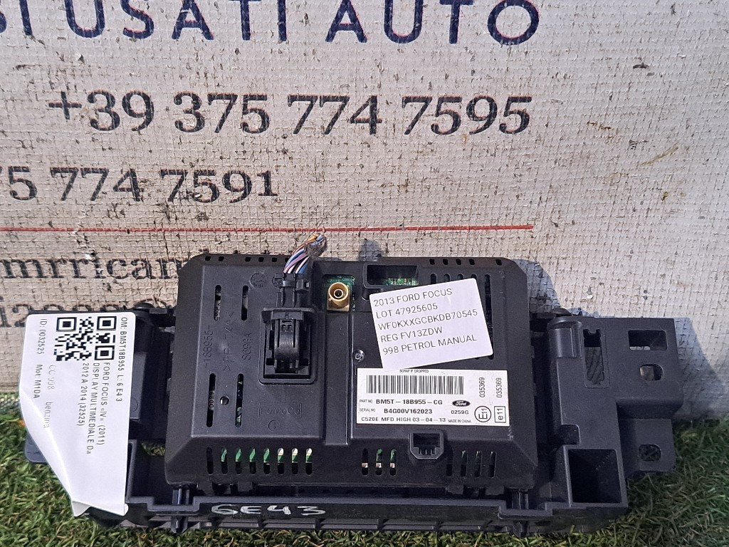 Display FORD Focus Berlina 5° Serie