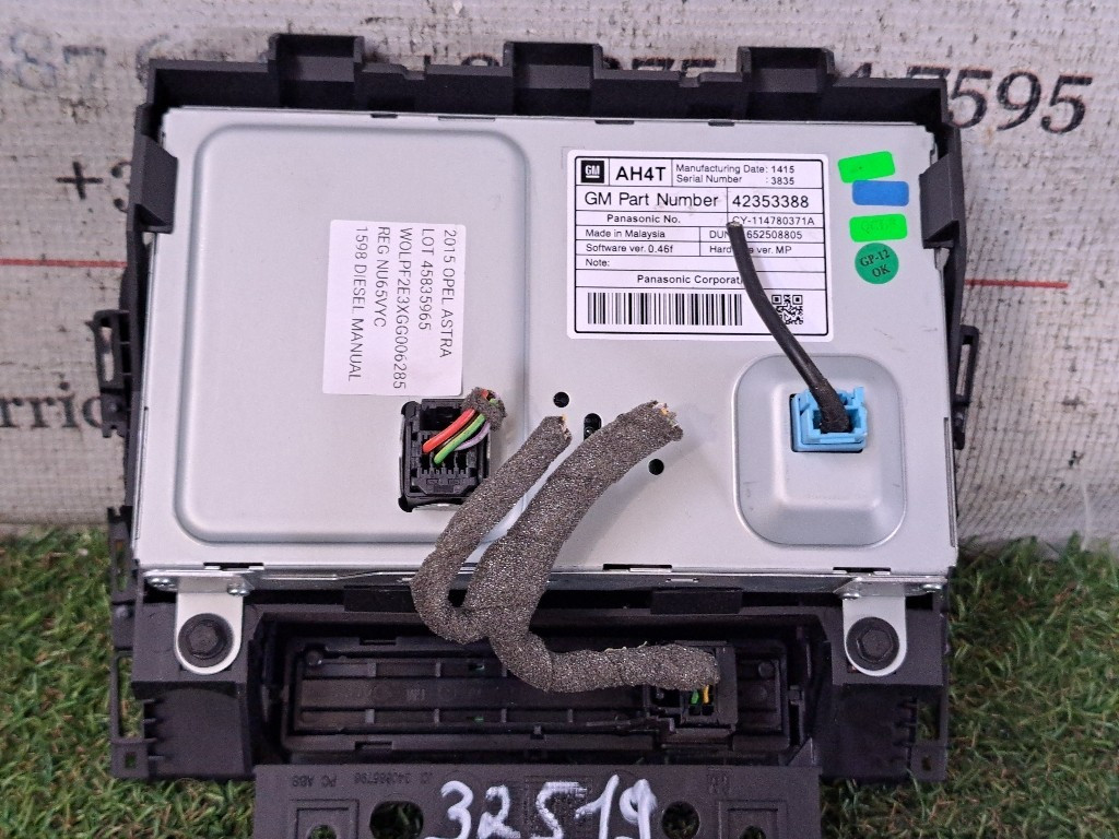 Display multifunzione computer di bordo OPEL Astra J 2° Serie