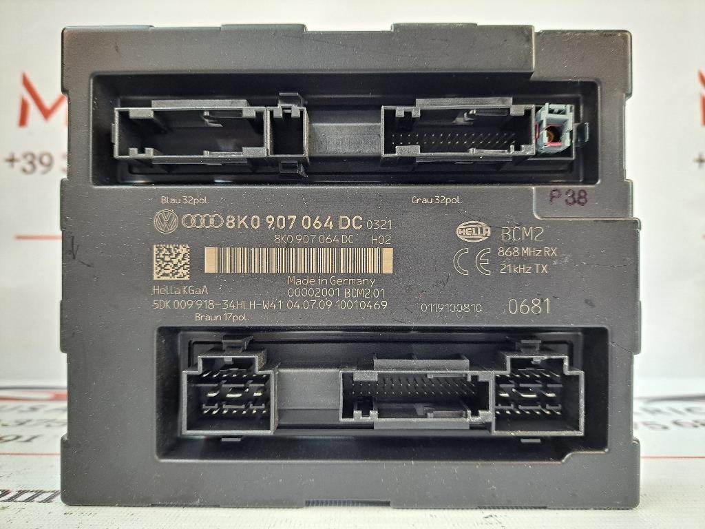 Centralina Comfort AUDI A4 Avant (8K5) (08>15)