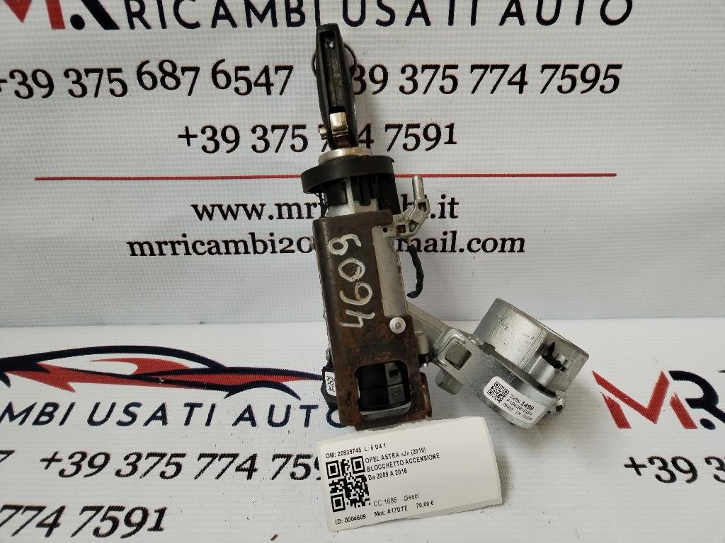 Blocchetto Accensione OPEL Astra J
