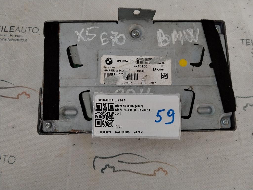 Amplificatore autoradio BMW X5 Serie (E70) (06>13)