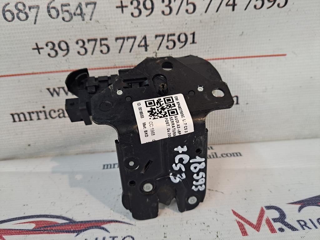 Serratura portellone posteriore AUDI A3 Serie (8P1) (03>05)