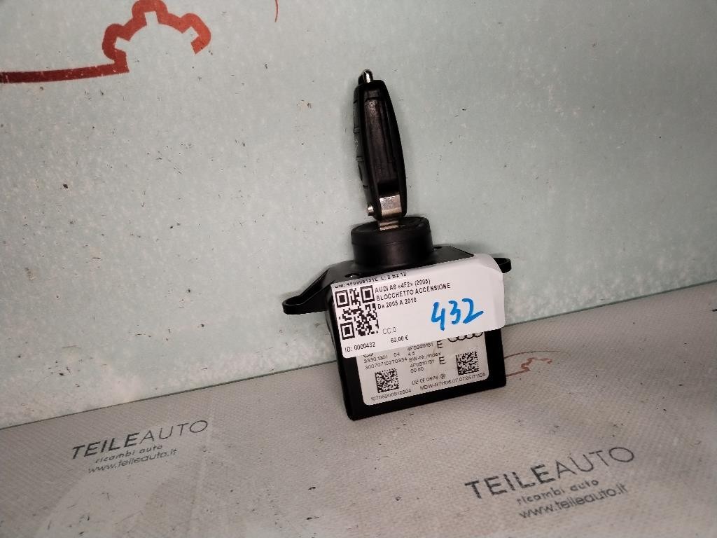 Blocchetto Accensione AUDI A6 Avant Serie C6 (4F5) (04>12)