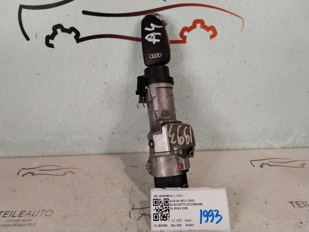 Blocchetto Accensione AUDI A4 Avant (8ED) (04>08)