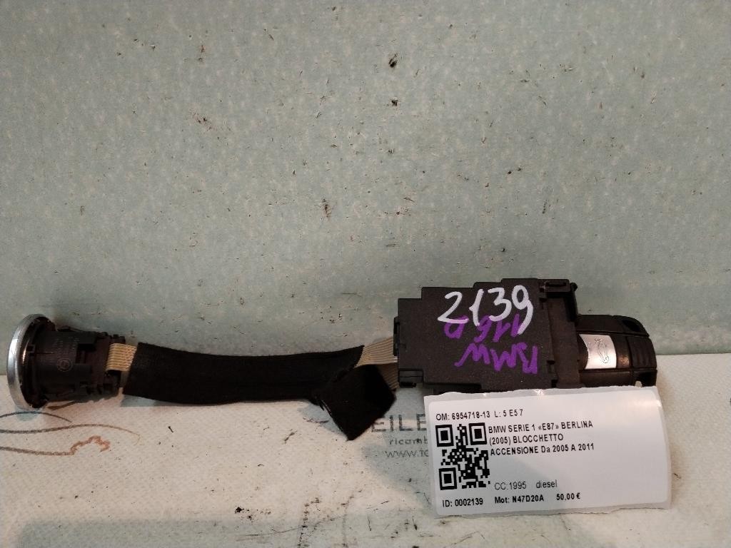 Blocchetto Accensione BMW Serie 1 Serie (E87) (04>07)