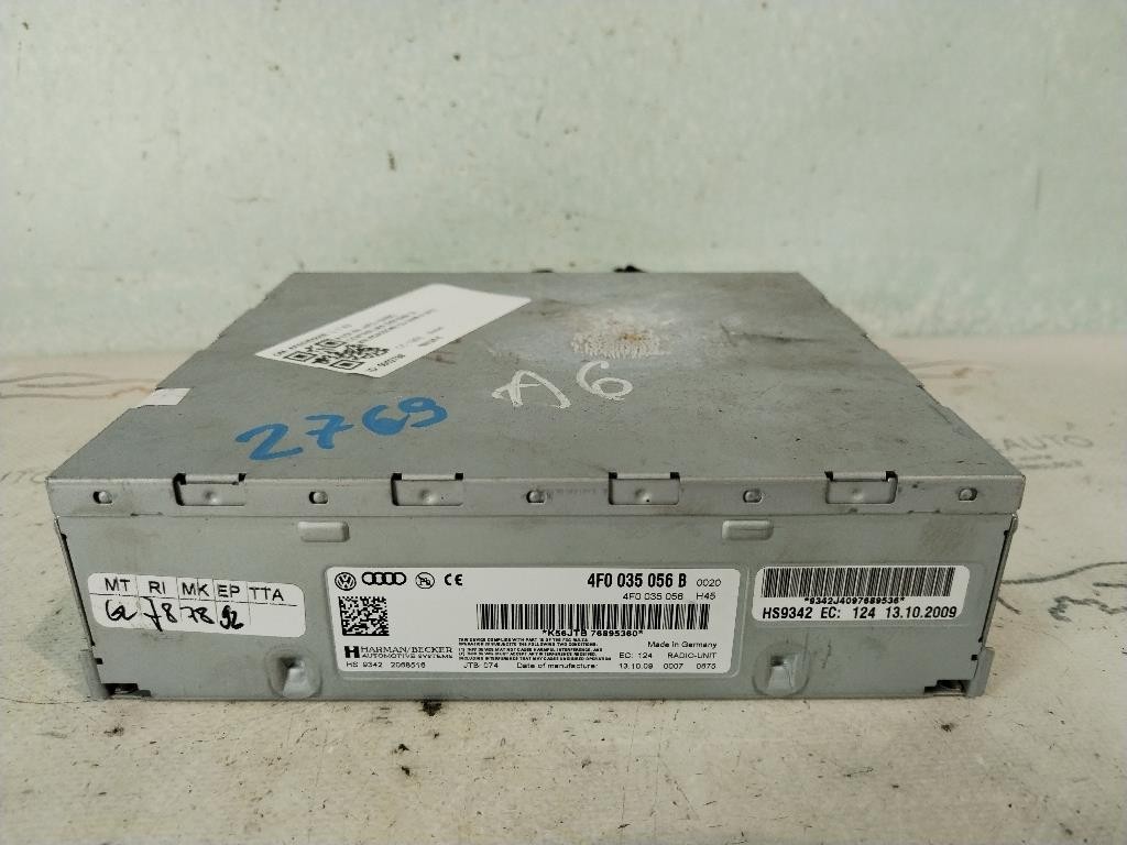 Unità di controllo multimediale navigatore GPS AUDI A6 Berlina Serie C6 (4F2) (04>12)