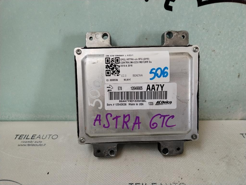 Centralina motore OPEL Astra J