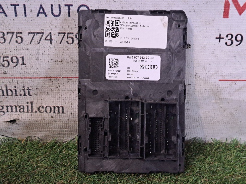 Centralina Comfort AUDI A4 Berlina (8W2) (15>)