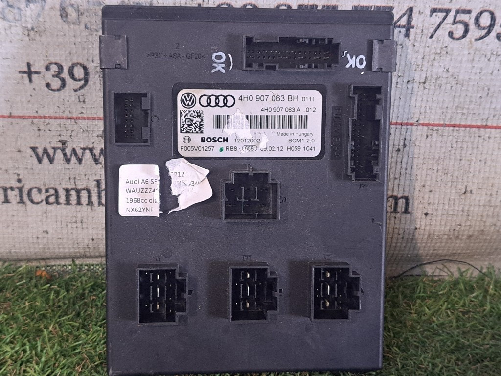 Centralina Comfort AUDI A6 Berlina Serie C7 (4GC) (11>)