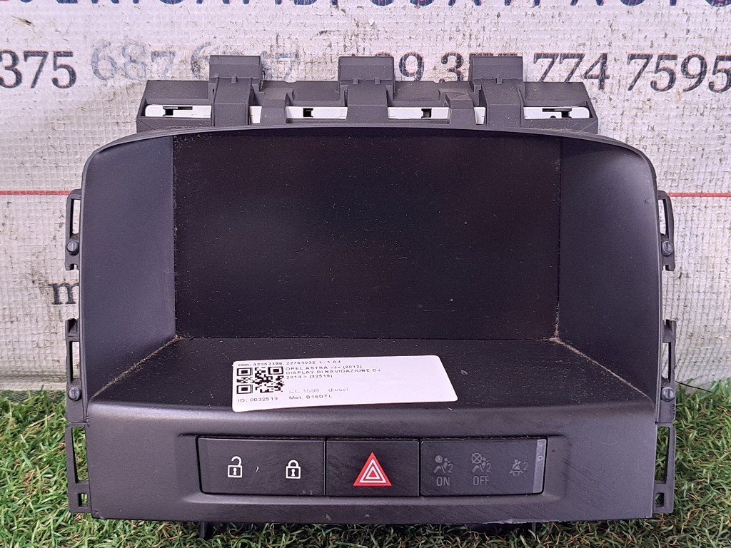 Display multifunzione computer di bordo OPEL Astra J 2° Serie